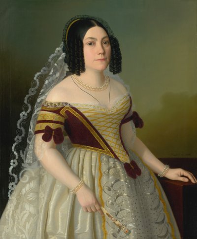 Portrait of Piroška Radvanská by Jozef Božetech Klemens